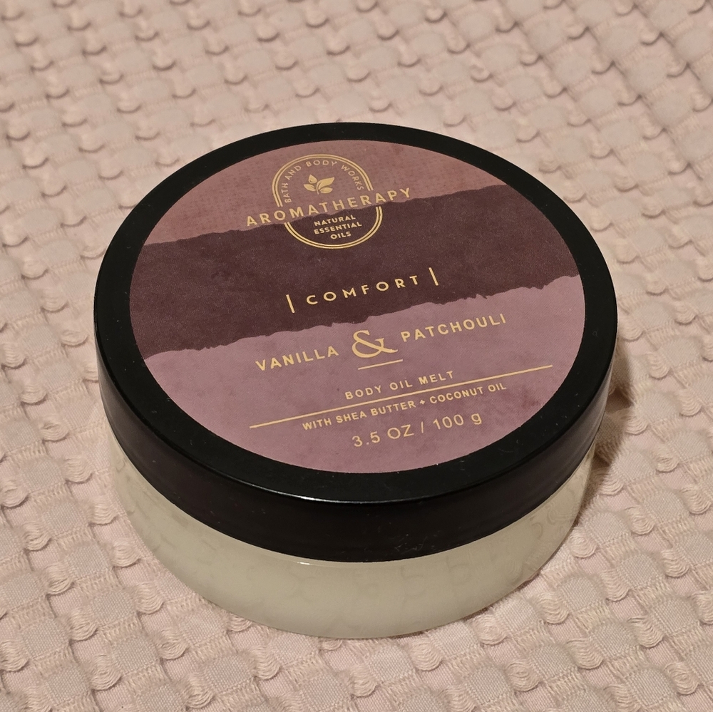 Bath & Body Discontinued Product Aromatherapy Vanilla & Patchouli Body Oil Melt